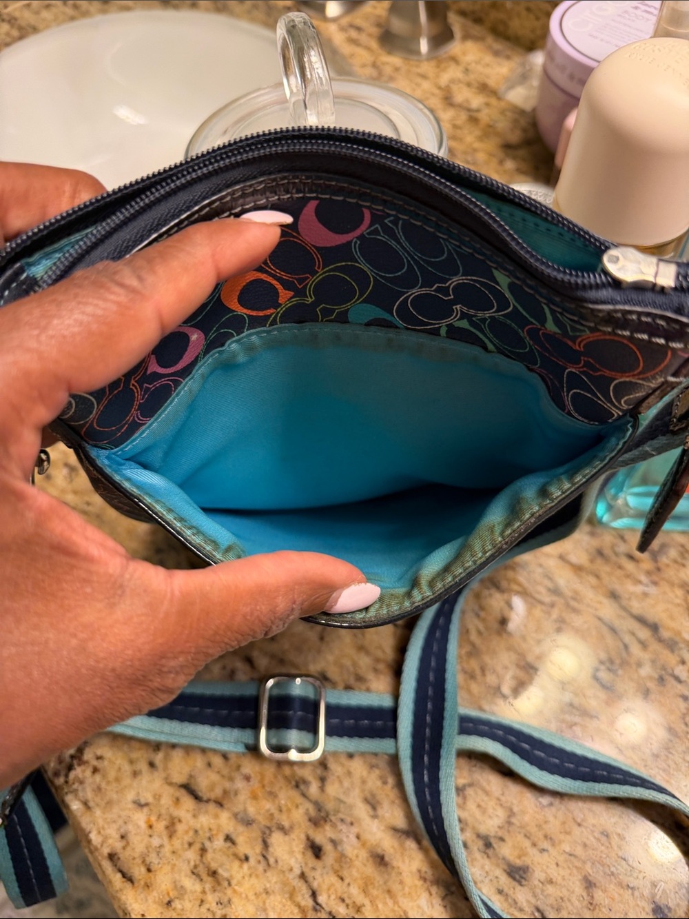 Coach Colorful Patterned Shoulder Bag - Picture 7 of 7